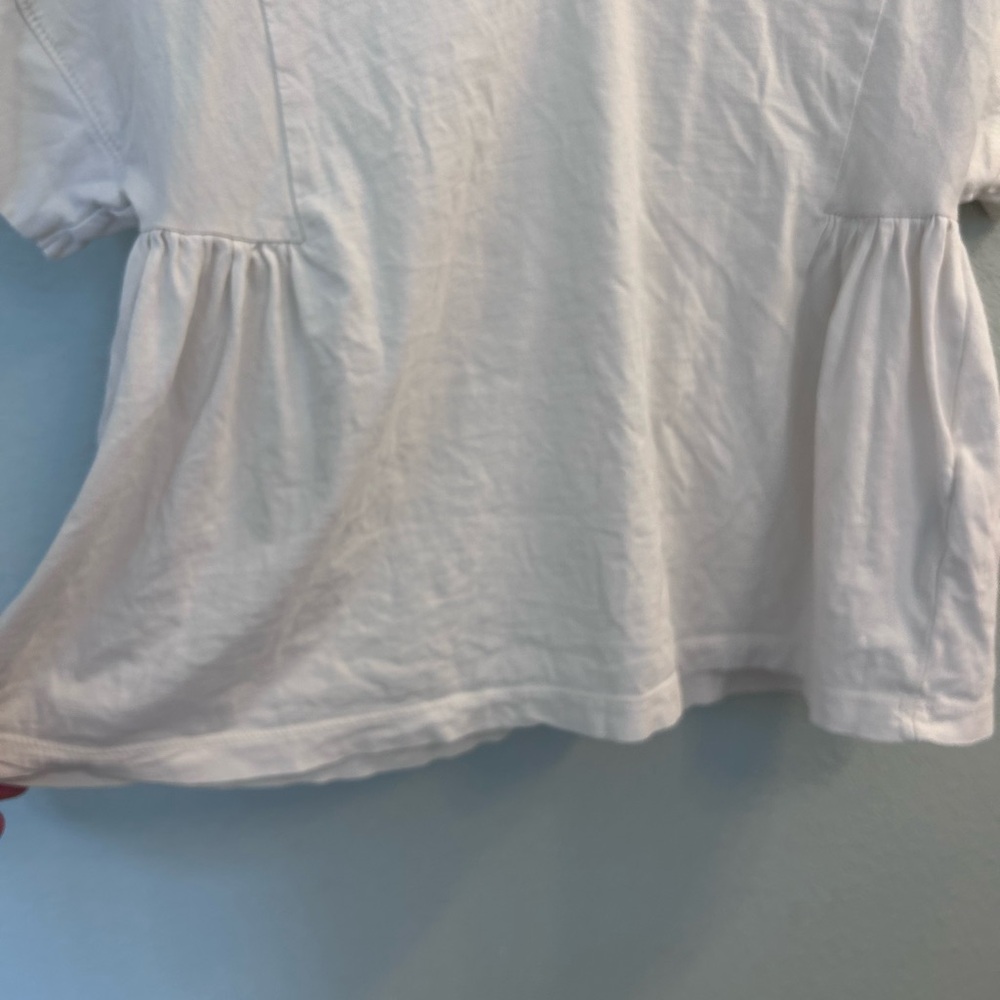 White V-Neck Women's Top - Picture 5 of 12